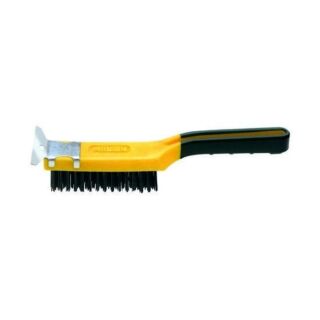 Allway Soft Grip Carbon Steel Wire Brush with Scraper