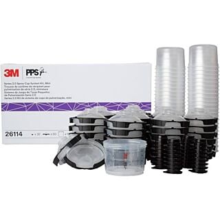 3M PPS Series 2.0, Lids and Liners, Spray Cup System Kits