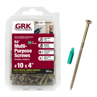 GRK #10 x 4 in. R4™ Multi-Purpose Screw, Handy-Pack, 50 Count