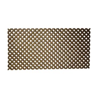 Woodway Pressure Treated Diagonal Lattice Panel, Heavy, No. 1 Grade, 4 ft. x 8 ft.