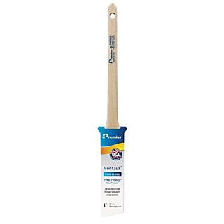 Premier Montauk Tynex/ Orel 1 in. Firm, Thin Handle, Angle Sash Paint Brush