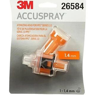 3M Accuspray Atomizing Head Refill for 3M PPS Series 2.0, Size 1.44 mm, Orange