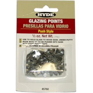 Hyde Glazing Points, Push Style, 1/2 oz.