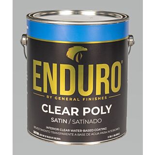 General Finishes®, ENDURO® Clear Poly Satin, Gallon