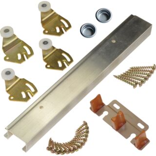 Johnson Hardware 72 in. Bi-pass Door Hardware Kit