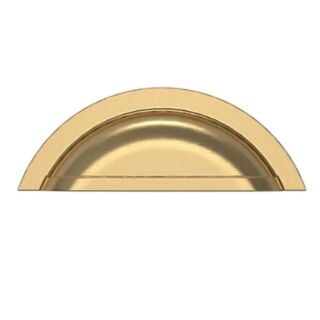 Baldwin Estate 4424 Tradtional 4 in. Cup Pull, Lifetime (PVD) Satin Brass(044)