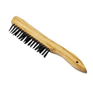 WOOD SHOE HANDLE WIRE BRUSH