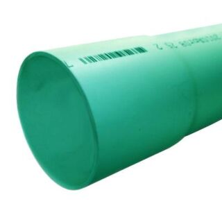 4 in. x 10 ft. SDR35 Green Sewer & Drainage Pipe, Solid