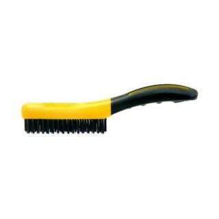 Allway Soft Grip Carbon Steel Shoe Handle Wire Brush