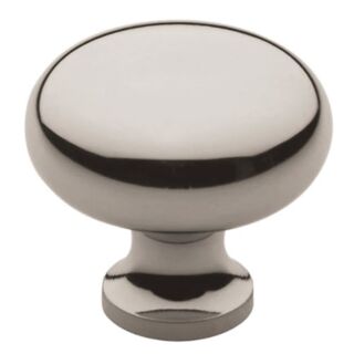 Baldwin Estate 4706 Classic 1/1/4 in. Cabinet Knob, Lifetime (PVD) Polished Nickel (055)