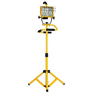 PowerZone Work Light,  500 W, Halogen Lamp, Yellow