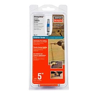 Simpson Strong-Tie, Strong-Drive®, 5 in. x 0.220 in., SDWS™ Timber Screw, Exterior Grade, Tan, 12 Count