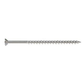 Simpson Strong-Tie, Deck-Drive™ DWP #10 x 3-1/2 in., Wood SS Screw, Flat Head, 305 Stainless Steel, 1 lb.