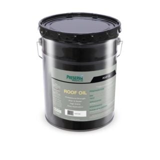 Preserva Roof Oil, Exterior Oil-Based Wood Stain, New Cedar Tone, 5 Gallon