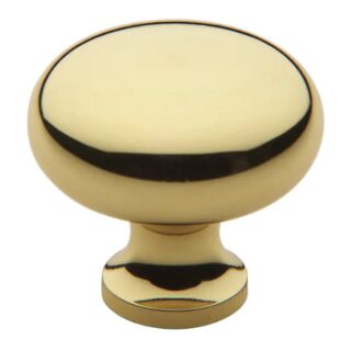 Baldwin Estate 4706 Classic 1/1/4 in. Cabinet Knob, Non-LacqueredBrass (031)