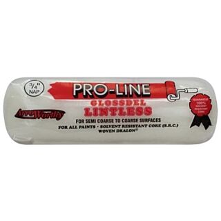 ArroWorthy® 9 in. x 3/4 in. Pro-Line Glossdel White Lintless Roller Cover