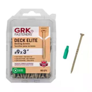 GRK Deck Elite™ Deck Screws, #8 x 3 in., 80 Piece