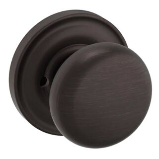 Baldwin Estate 5015 Classic Door Knob with 5048 Rose, Privacy, Venetian Bronze (112)