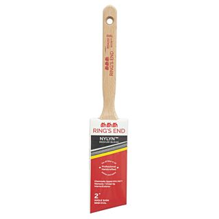 Ring's End 2 in. Semi-Oval Angle Sash, NYLYN Paint Brush, Medium Blend