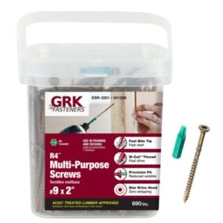 GRK #9 x 2 in. R4™ Multi-Purpose Screw Pro-Pak, 690 Count