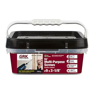 GRK #9 x 3-1/8 in. R4™ Multi-Purpose Screw, Contractor Pack, 720 Count