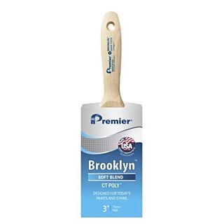 Premier Brooklyn CT Poly Beavertail Vanish Wall Brush 3 in.