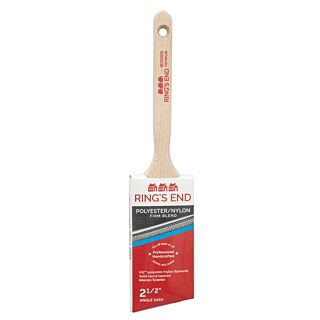  Ring's End 2-1/2 in. Angle Sash, Polyester/Nylon Paint Brush, Firm Blend