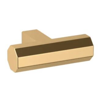 Baldwin Estate 4416 Octagonal Bar 1-1/2 in. Cabinet Knob, Non-Lacquered Brass (031)