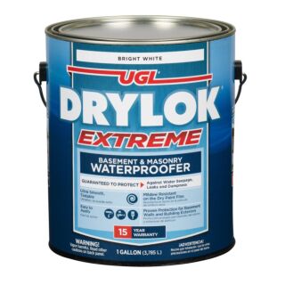 UGL DRYLOK® Extreme Masonry Waterproofer, White, 1 Gallon