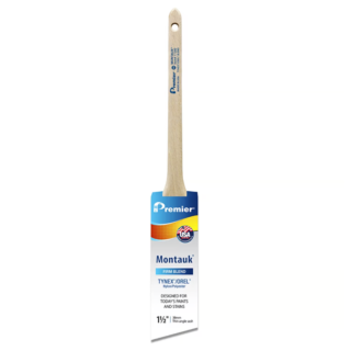 Premier Montauk Tynex/Orel Firm, Thin Handle, Angle Sash Paint Brush