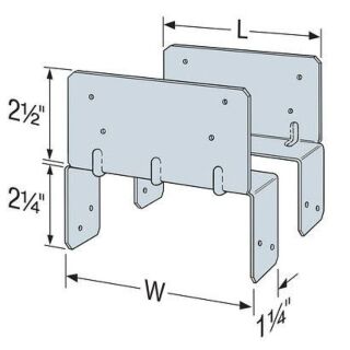Simpson Strong-Tie LSC Adjustable Stringer Connector, Stainless Steel