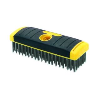 Allway Soft Grip Carbon Steel Wire Brush Block