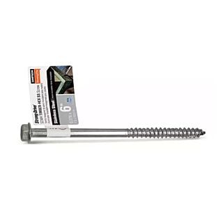 Simpson Strong-Tie, Strong-Drive® 6 in. x 0.275 in., SDWH™ Timber-Hex Screw, 316 Stainless Steel, 10 Count