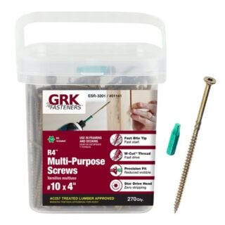 GRK #8 x 1-3/4 in. R4™ Multi-Purpose Framing and Decking Screw Pro-Pak, 925 Count