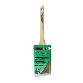 Premier Platinum Collection White China Bristle 2-1/2 in. Angle Sash Paint Brush