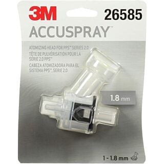 3M Accuspray Atomizing Head Refill for 3M PPS Series 2.0, Size 1.8 mm, Clear