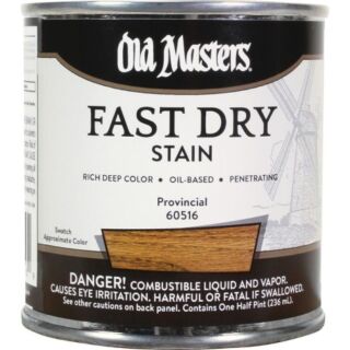 Old Masters Fast Dry, Interior Oil-Based Stain, Provincial, 1/2 Pint