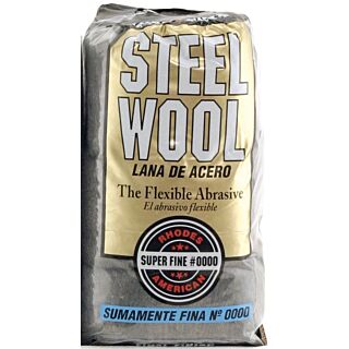 Homax 106600-06 Steel Wool Pad, #0000 Grit, Super Fine, Gray