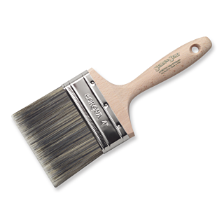 Corona Stain-N-Seal 4 in. Nylon/Polyester Blend, Beavertail Handle, Stain Brush