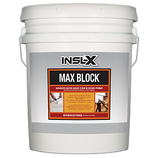 INSL-X Max Block Water-based Stain Blocking Primer, 5-Gallon, White