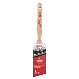 Ring's End 2 in. Semi-Oval Angle Sash, Nylyn/Poly Paint Brush, Soft Blend