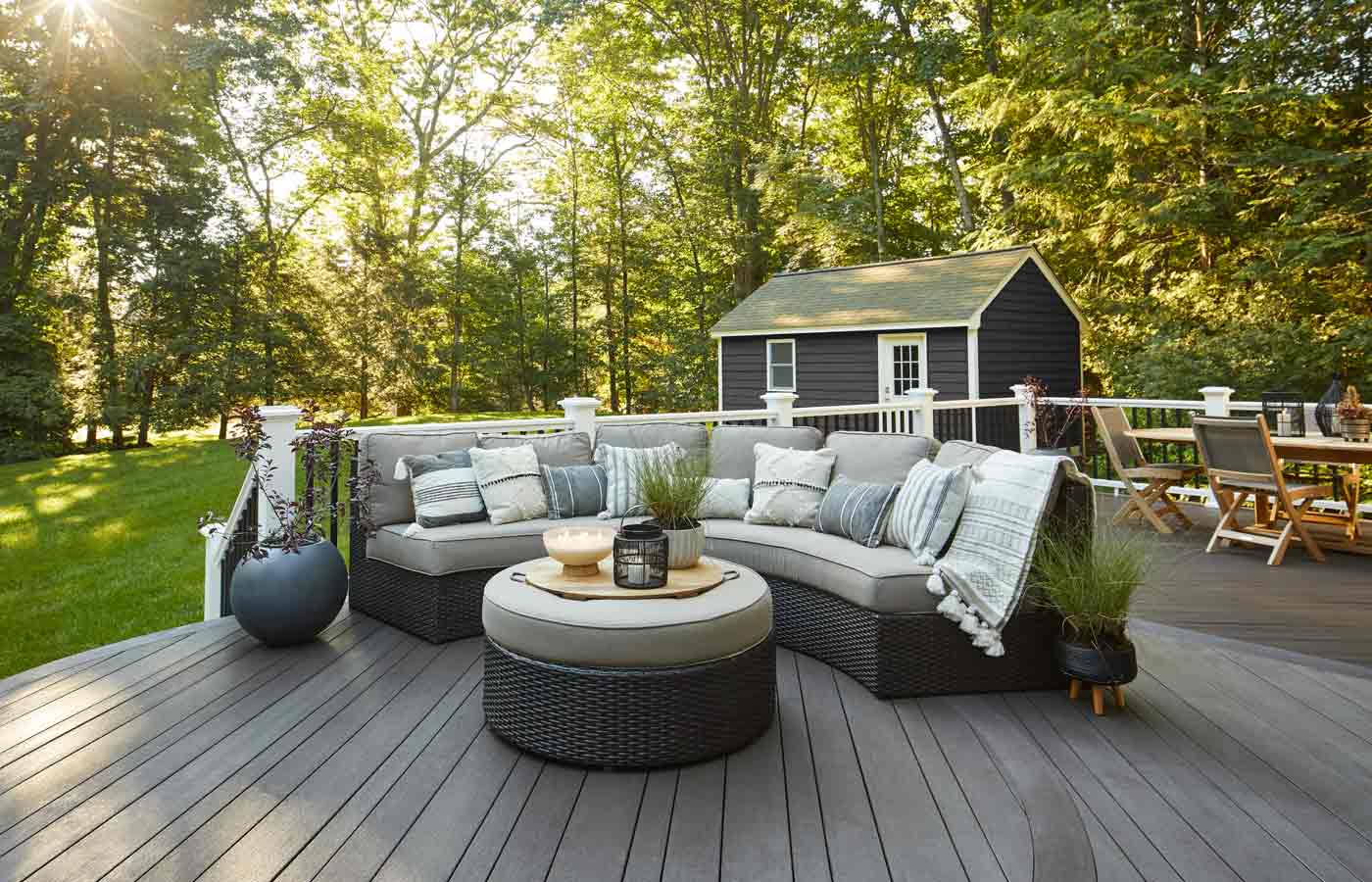 TimberTech Advanced PVC by AZEK Vintage Collection in Dark Hickory